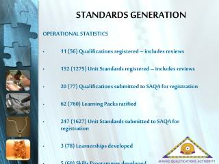 STANDARDS GENERATION