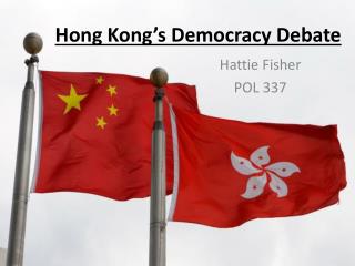 Hong Kong’s Democracy Debate