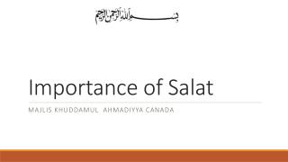 Importance of Salat
