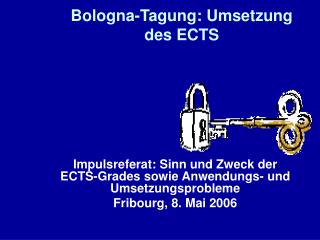 Bologna-Tagung: Umsetzung des ECTS