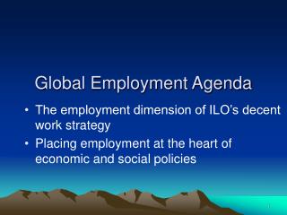 Global Employment Agenda