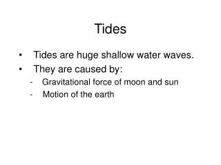 Tides