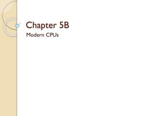 Chapter 5B