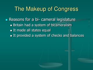 The Makeup of Congress