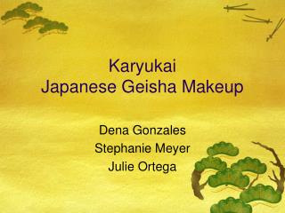 Karyukai Japanese Geisha Makeup