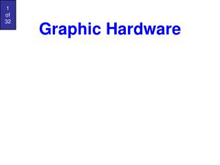 Graphic Hardware