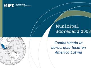 Municipal Scorecard 2008