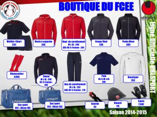 BOUTIQUE DU FCEE