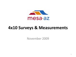 4x10 Surveys &amp; Measurements