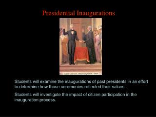 Presidential Inaugurations