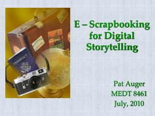 E – Scrapbooking for Digital Storytelling