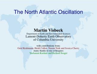 The North Atlantic Oscillation