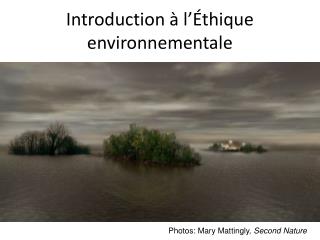 Introduction à l’Éthique environnementale