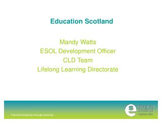 Education Scotland