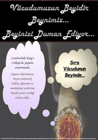 Vücudumuzun Beyidir Beynimiz… Beyinizi Duman Ediyor…