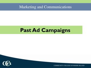 Past Ad Campaigns
