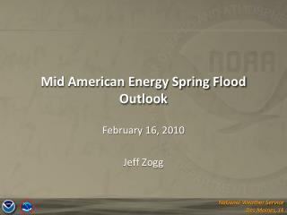 Mid American Energy Spring Flood Outlook