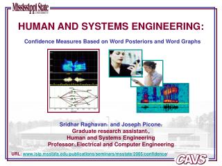 HUMAN AND SYSTEMS ENGINEERING: