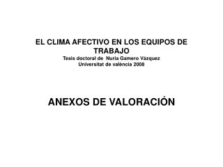 ANEXOS DE VALORACIÓN