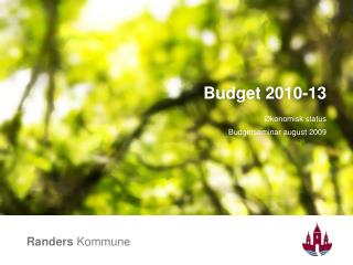 Budget 2010-13
