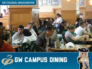 GW Campus Dining Principles