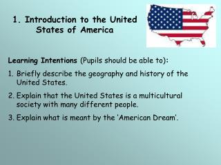 1. Introduction to the United States of America