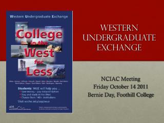 Western Undergraduate Exchange