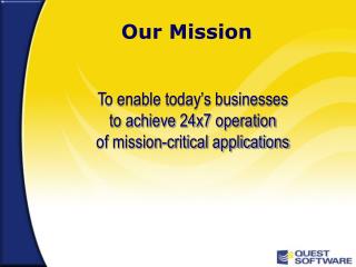 Our Mission