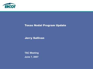 Texas Nodal Program Update