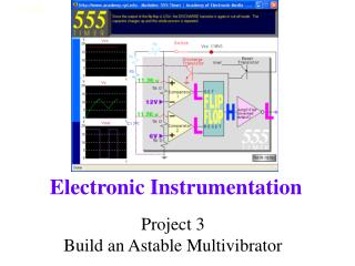Project 3 Build an Astable Multivibrator