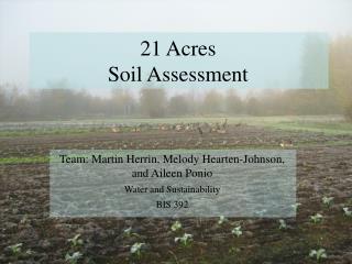 21 Acres Soil Assessment