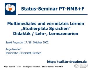 Status-Seminar PT-NMB+F