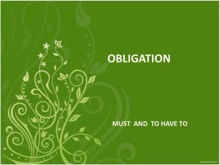 OBLIGATION