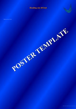 POSTER TEMPLATE