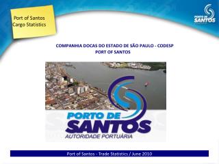 Port of Santos Cargo Statistics