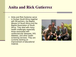 Anita and Rick Gutierrez