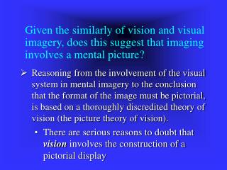 Conscious experience and the picture-theory