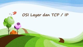 OSI Layer dan TCP / IP