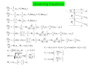 Governing Equations