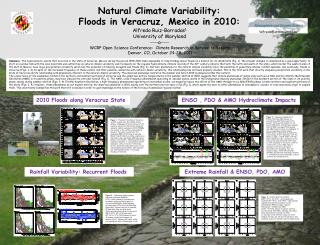 Natural Climate Variability: Floods in Veracruz, Mexico in 2010: