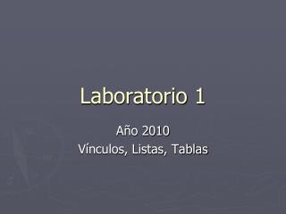 Laboratorio 1