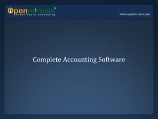 Complete Accounting Software