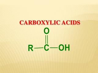 CARBOXYLIC ACIDS