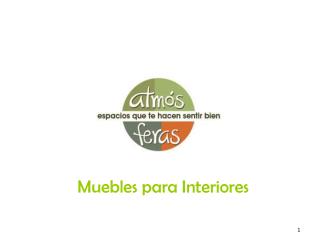 Muebles para Interiores