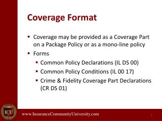 Coverage Format