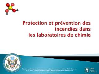 Protection et prévention des incendies dans les laboratoires de chimie