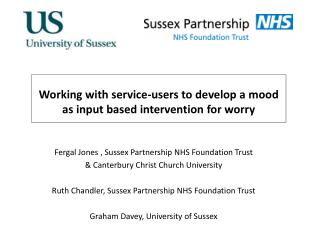 Working with service-users to develop a mood as input based intervention for worry