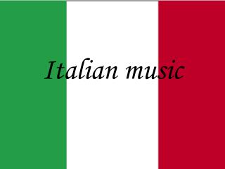 Italian music