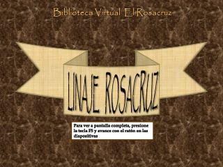 LINAJE R OSAC R UZ