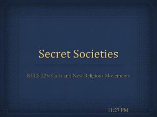 Secret Societies